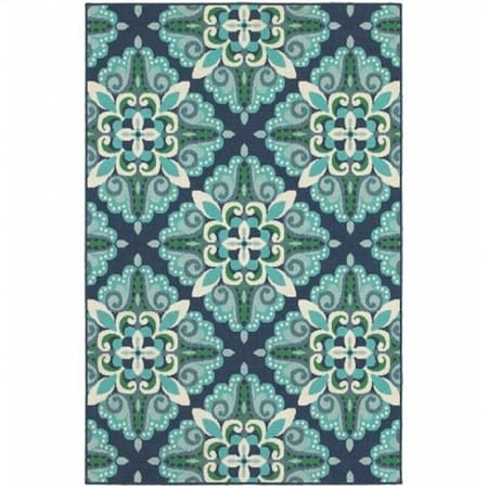 Sphinx By Oriental Weavers Oriental Weavers Meridian 2206B 2x8 Runner - Blue/ Green-Polypropylene M2206B068230ST